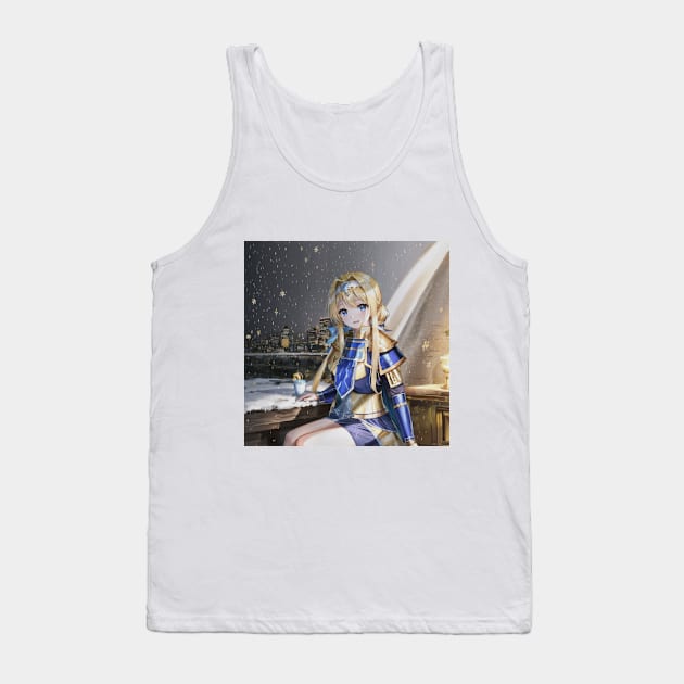 alice in snow Tank Top by WabiSabi Wonders